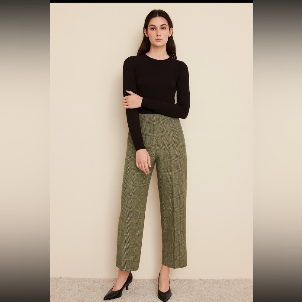 Vintage Talbots 100% Wool Plaid Women’s Pants Slacks Size 6